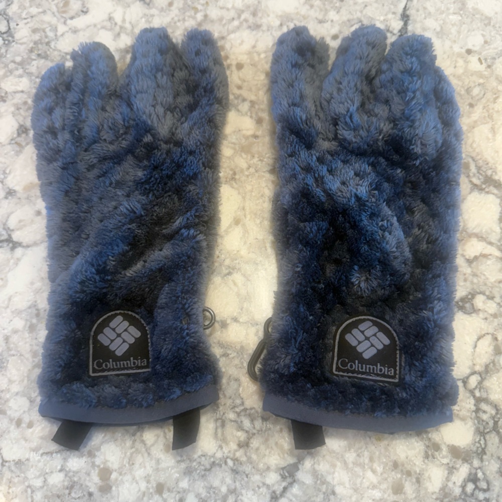 Columbia Women's Slate Gray Fuzzy Gloves